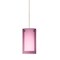 Besa Lighting Pahu 4 Cord Pendant, Trans. Amethyst/Opal, Satin Nickel Finish, 1x35W Halogen 1XT-A44007-SN - alternate 1